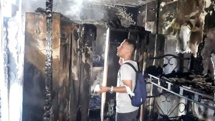 Son dakika: Otel lojmanında çıkan yangın korkuttu