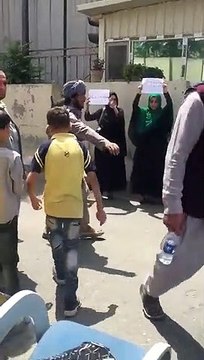 Protesto de mulheres contra os talibãs Cabul