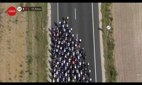 CYCLING - La vuelta espana 2021 stage 5 | VERY BIG CRASH ON 10 KM