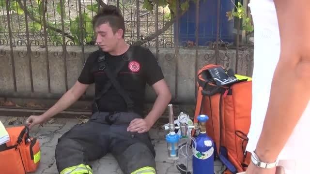 Otel lojmanında çıkan yangın söndürüldü