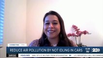 Reducing air pollution by not idling in cars