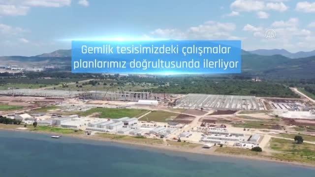 TOGG Gemlik Tesisi'nde çalışmalar tüm hızıyla devam ediyor