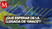 Prevén que 'Grace' toque tierra como huracán el jueves en la Península de Yucatán