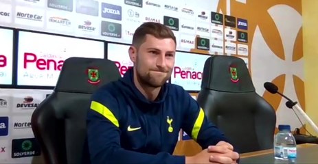 Ben Davies pre Europa Conference League v Pacos de Ferreira