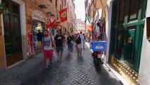 Rome Italy - 4K Virtual Walking Tour around the City - Travel Guide part1