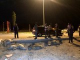 Erzincan'da otomobil sürüye daldı: 25 koyun telef oldu