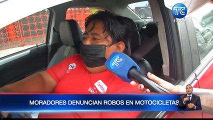 Aumentan los robos en motocicletas en el suburbio de Guayaquil