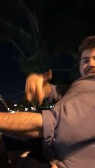 Man Falls Out of Car But Nails the Landing