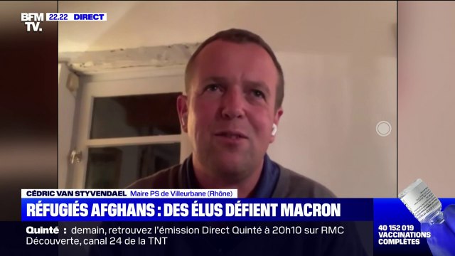 Cédric Van Styvendael à propos des réfugiés afghans: Mon travail, c'est de perpétuer une tradition d'accueil
