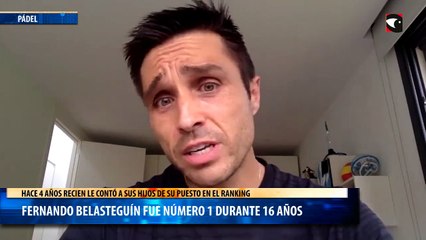 Fernando Belasteguín fue número 1 durante 16 años