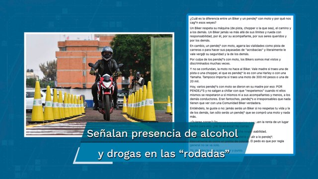 Motociclistas defienden su estilo de vida tras choque en la México-Cuernavaca