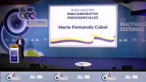 Gustavo Petro vs María Fernanda Cabal - Debate De la Andi Precandidatos Presidenciales Agosto 2021