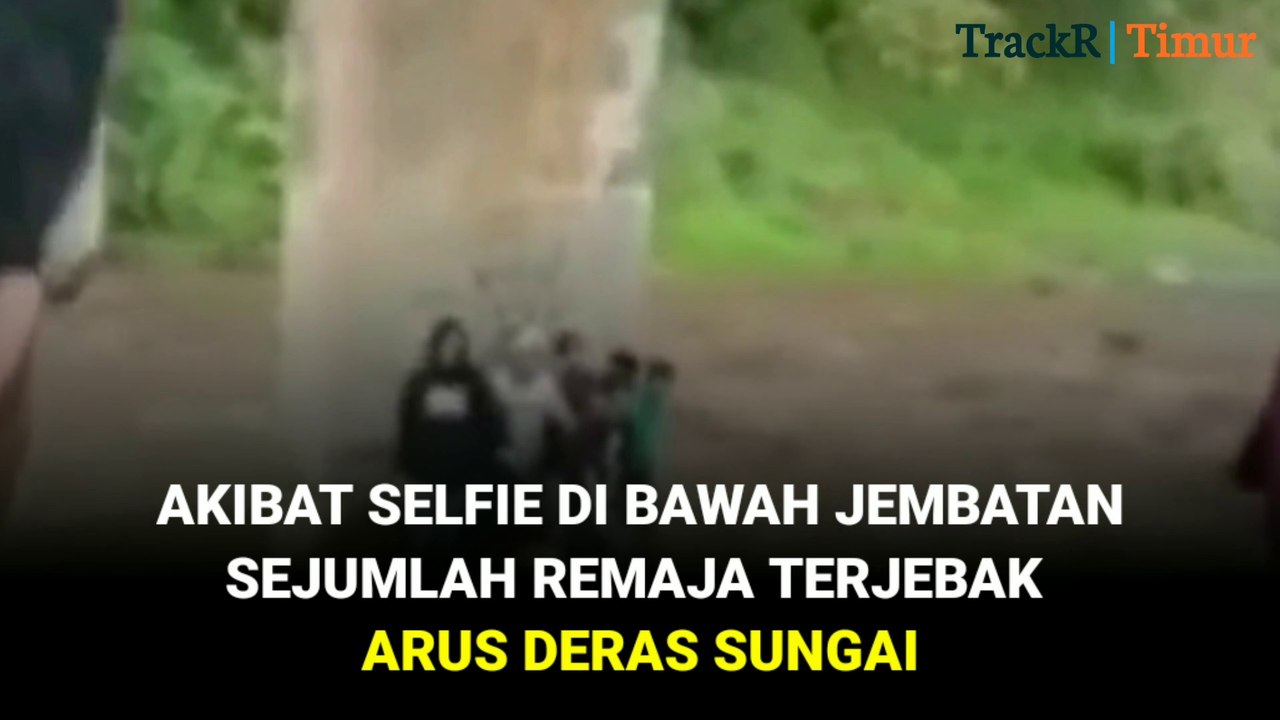 Akibat Selfie di Bawah Jembatan, Sejumlah Remaja Terjebak Arus Deras Sungai