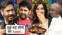 Ajay Devgn's Epic Taunt To Kapil, Kiku Sharda FLIRTS With Nora As Damodar | Bhuj | The Kapil Sharma Show
