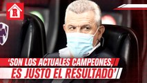 Javier Aguirre: 'Son los actuales campeones, creo que sí es justo el resultado'