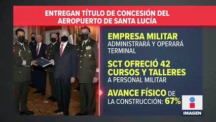 La #SCT entregó a la #SEDENA el título de concesión del Aeropuerto de Santa Lucía