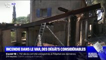 Incendies dans le Var: les images du village de Grimaud ravagé par les flammes