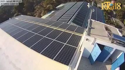 Haïti Séisme / Sekous tranbleman tè 14 Août la anrejistre sou yon kamera siveyans