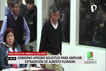 Alberto Fujimori: Gobierno aprobó solicitud para ampliar extradición por venta de armas a las FARC