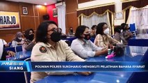 Polwan Polres Sukoharjo Ikuti Pelatihan Bahasa Isyarat Indonesia