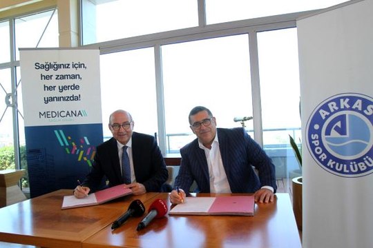 Arkas Spor'un sağlık sponsoru Medicana