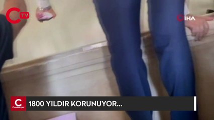 Lahit içerisindeki mumyalanmış anne ve kız ilk defa görüntülendi