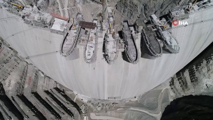 Türkiye’nin en büyük barajında yüzde 88’lik fizik gerçekleşme tamamlandı