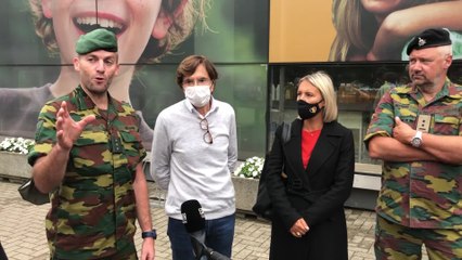 Elio Di Rupo et Ludivine Dedonder en visite à Jupille et Chaudfontaine
