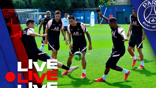 Replay: 15 minutes d'entraînement avant Stade Brestois - Paris Saint-Germain