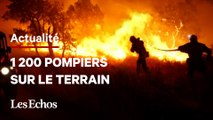 Dans le Var, 1 200 pompiers luttent contre le feux