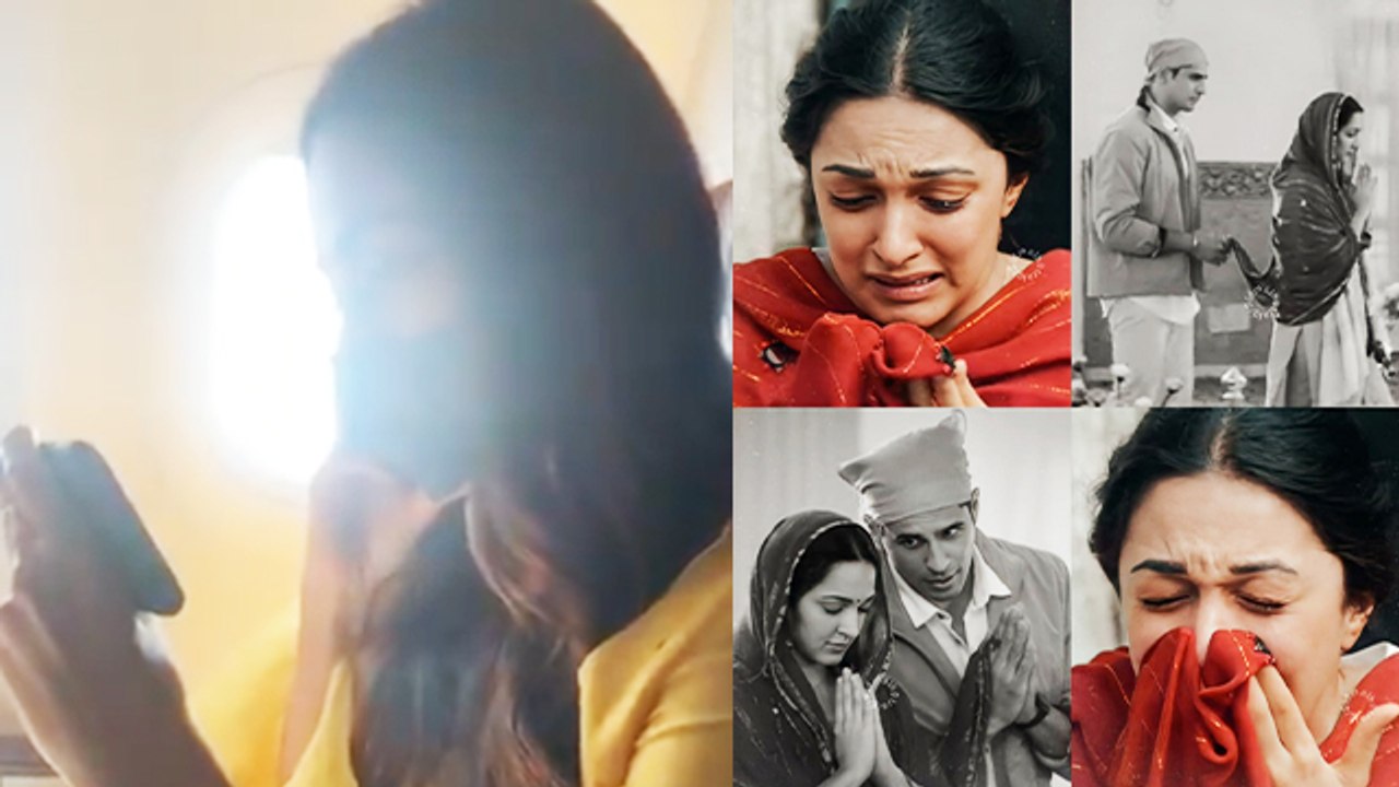 Video Of Kiara Advani Crying While Watching Last Scene Of Shershaah Goes Viral