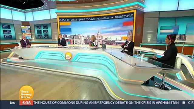 Good Morning Britain - Dr Hilary Jones reacts to the reports that the Pfizer vaccination's effectiveness declines faster than the AstraZeneca vaccine
