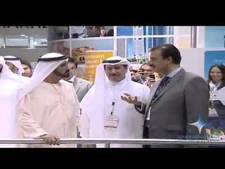زيارة محمد بن راشد لمعرض سيتي سكيب 2012