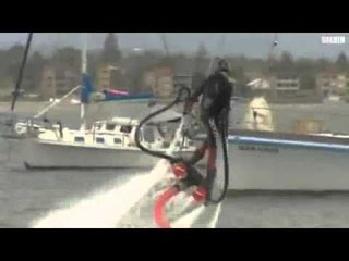 اللوح الطائر اختراع جديد يحلق في مياه استراليا