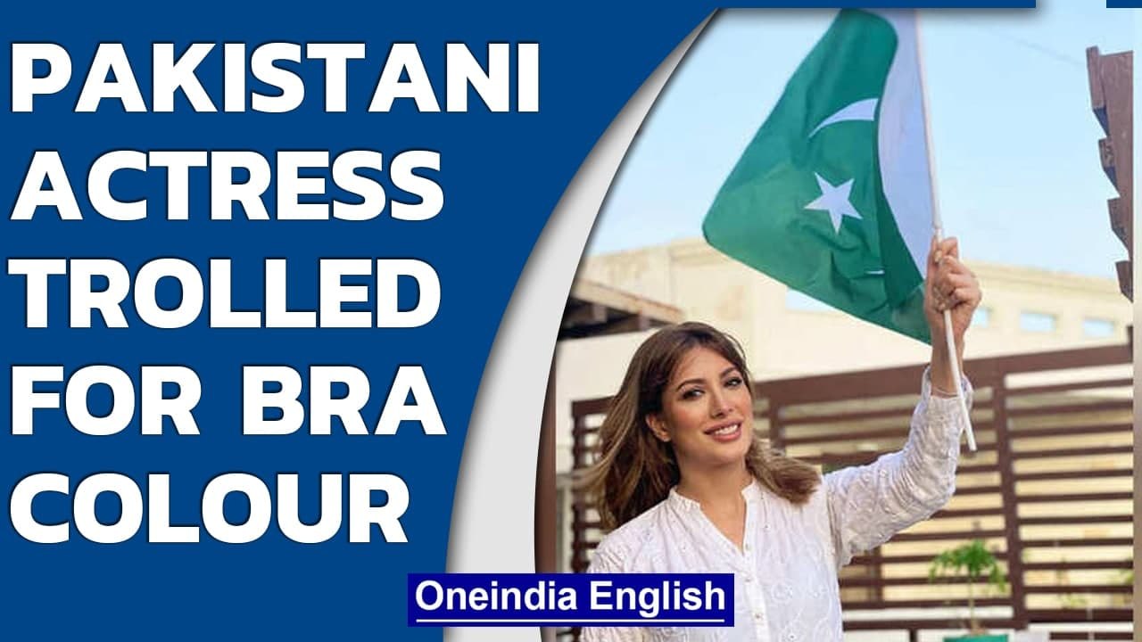 Pakistani actress Mehwish Hayat trolled for ‘bra colour’, slams back at haters | Oneindia News