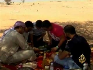 صيد الطيور بصحراء نجد