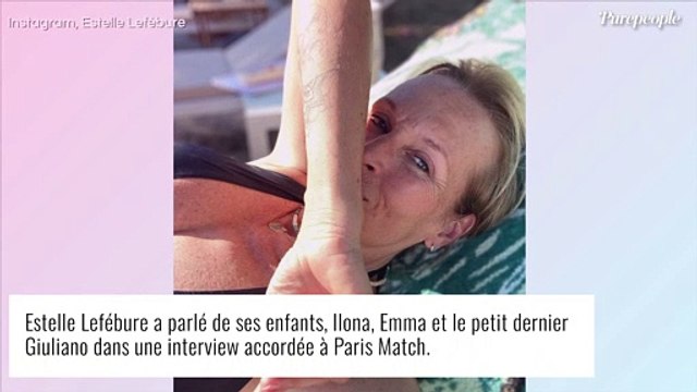Estelle Lefébure si fière de son fils Giuliano (10 ans), un grand sensible