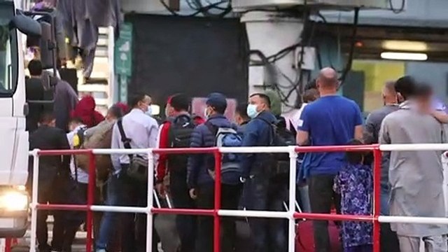 Plane carrying Afghan evacuees arrives at Birmingham Airport