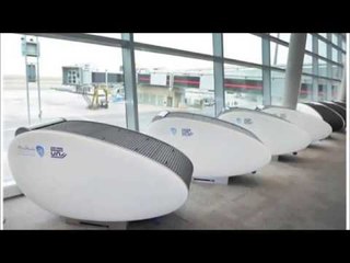 كبسولات النوم في مطار أبوظبي