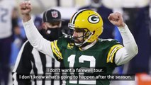 Rodgers doesn't want 'memorable' season to be Packers farewell tour