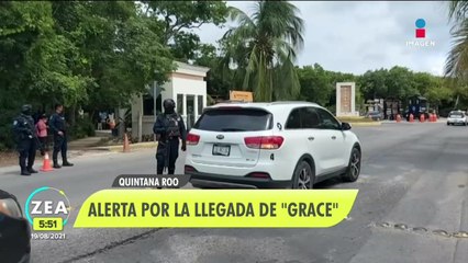 Ante de la llegada del Huracán "Grace" se cancelaron más de 70 vuelos