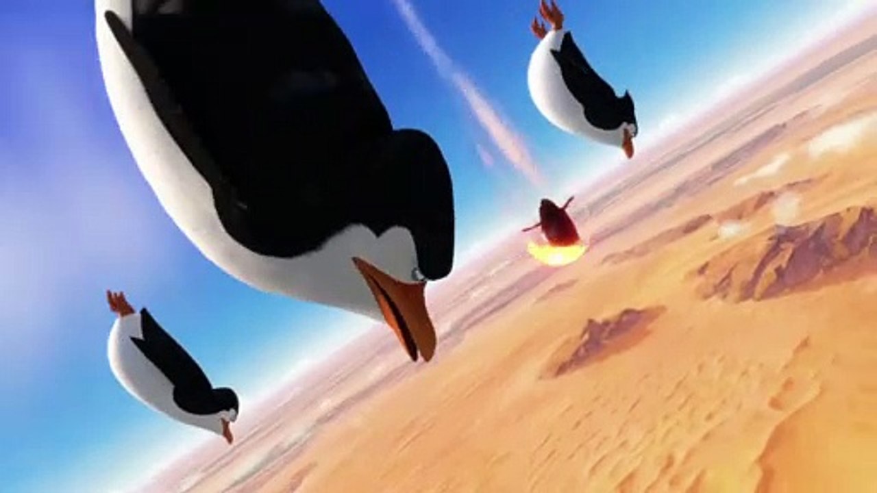 Penguins of Madagascar Movie Clip - The Penguins Take Flight