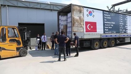 Güney Kore sermayeli fabrikadan Marmaris ve Kastamonu'ya 2 tır yardım gönderildi