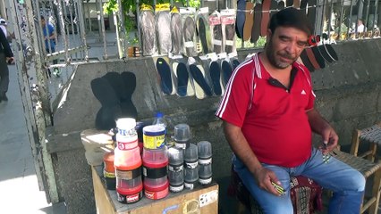 Diyarbakır’ın yarım asırlık ayakkabı boyacıları