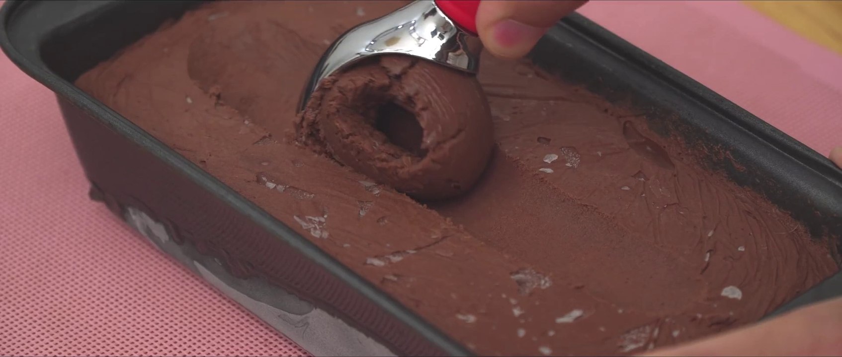 Chocolate Ice Cream 3 Ingredients [No Machine]