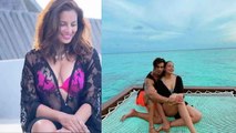 बिपाशा बसु मालदीव में पति संग रोमांस करती आईं नजर, हॉट फोटो देख फैंस कर रहे तारीफ