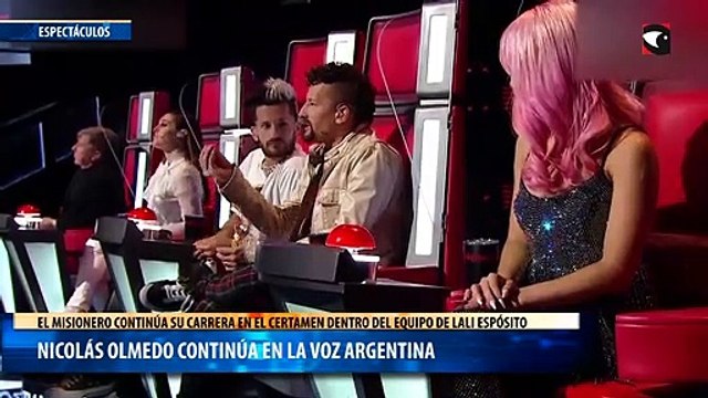 Nicolás Olmedo continúa en La Voz Argentina