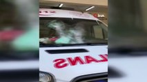 Diş ağrısına ambulans istedi, gelmeyince 112 istasyonunu ve ambulansı taşladı