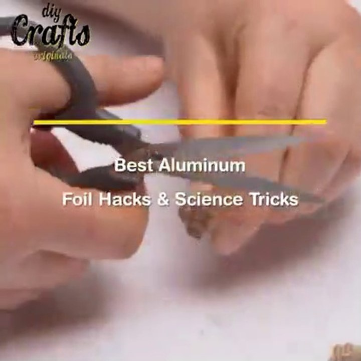 best aluminum foil hacks and science  ALUMINUM FOIL HACKS hacks alu foil hacks 5 minute crafts