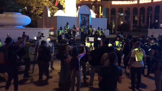 #Lawan attendee being arrested at Dataran Merdeka